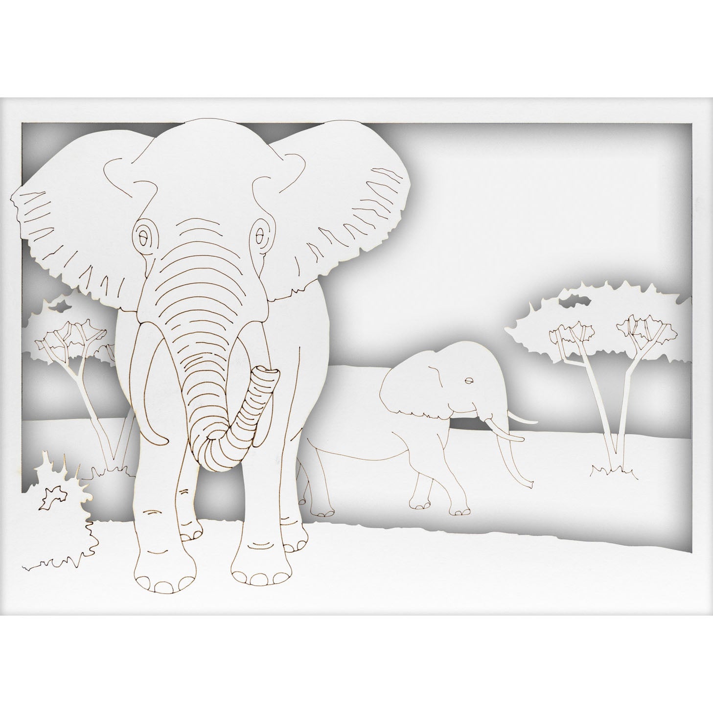Inset Refill, Landscape - Animals