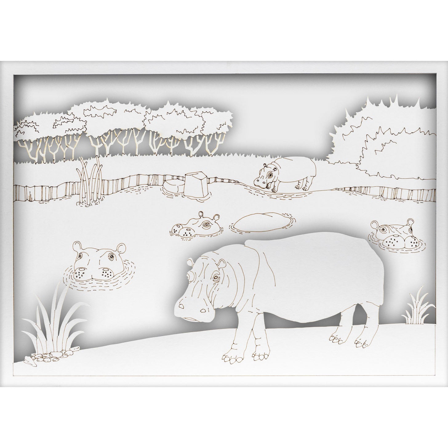 Inset Refill, Landscape - Animals
