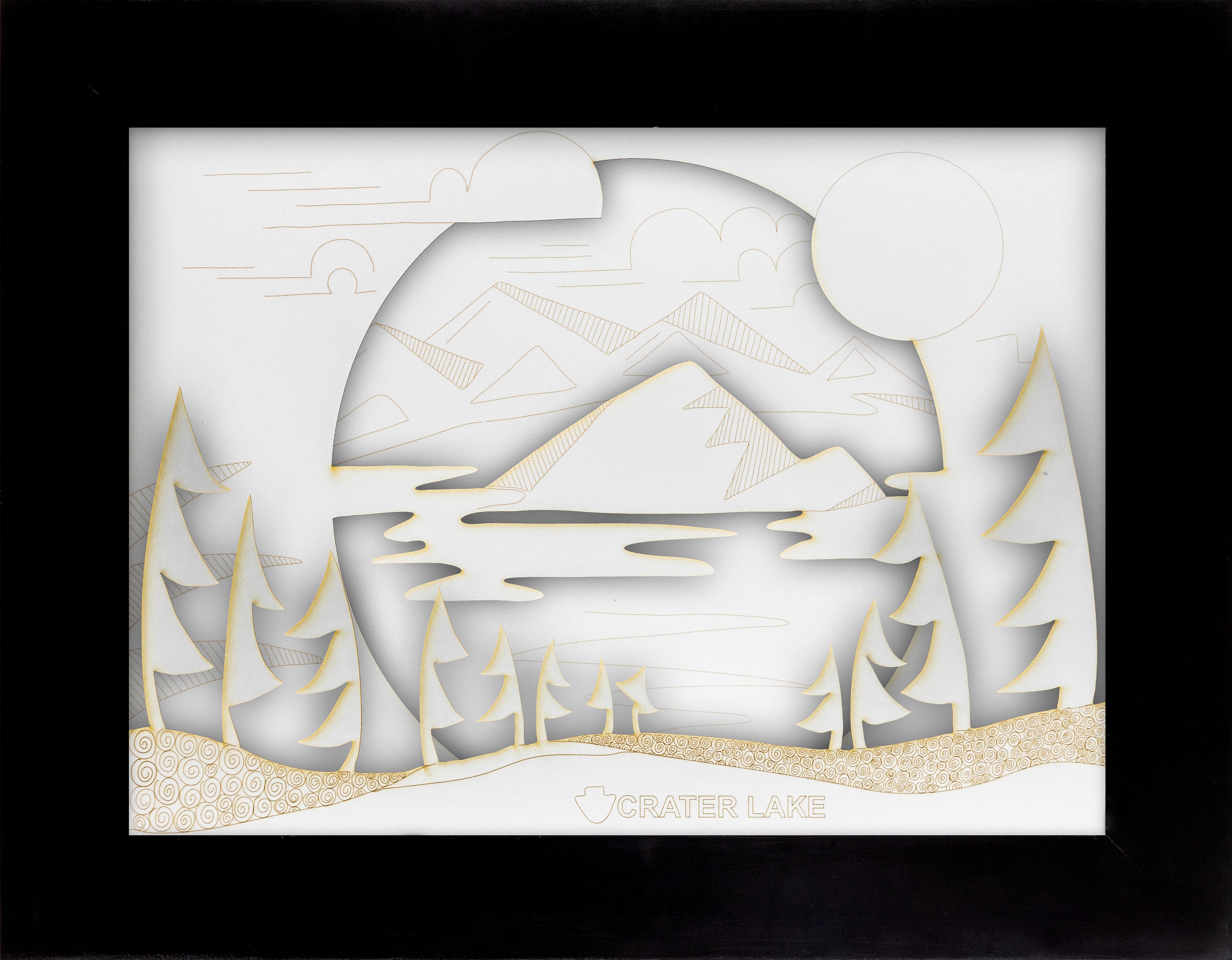 Crater Lake Landscape Set