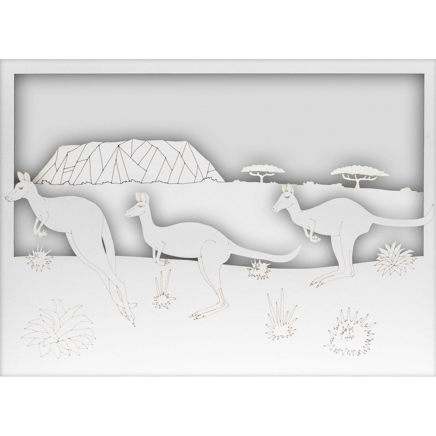 Inset Refill, Landscape - Animals