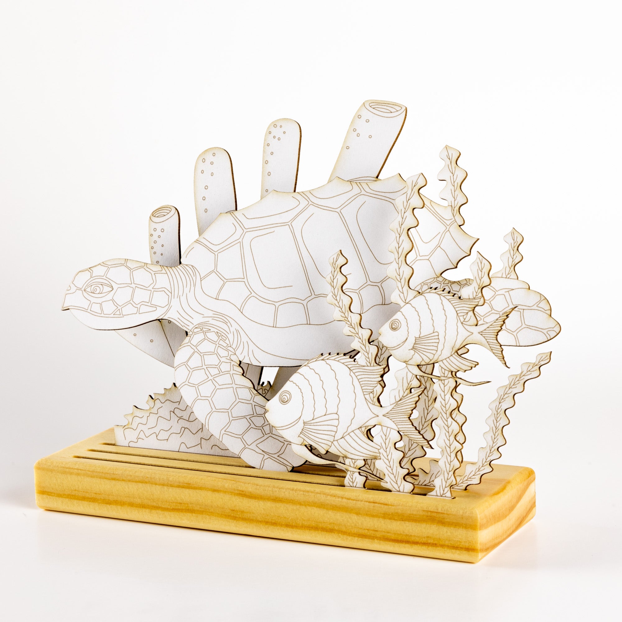 Frameless - Turtle and Fish