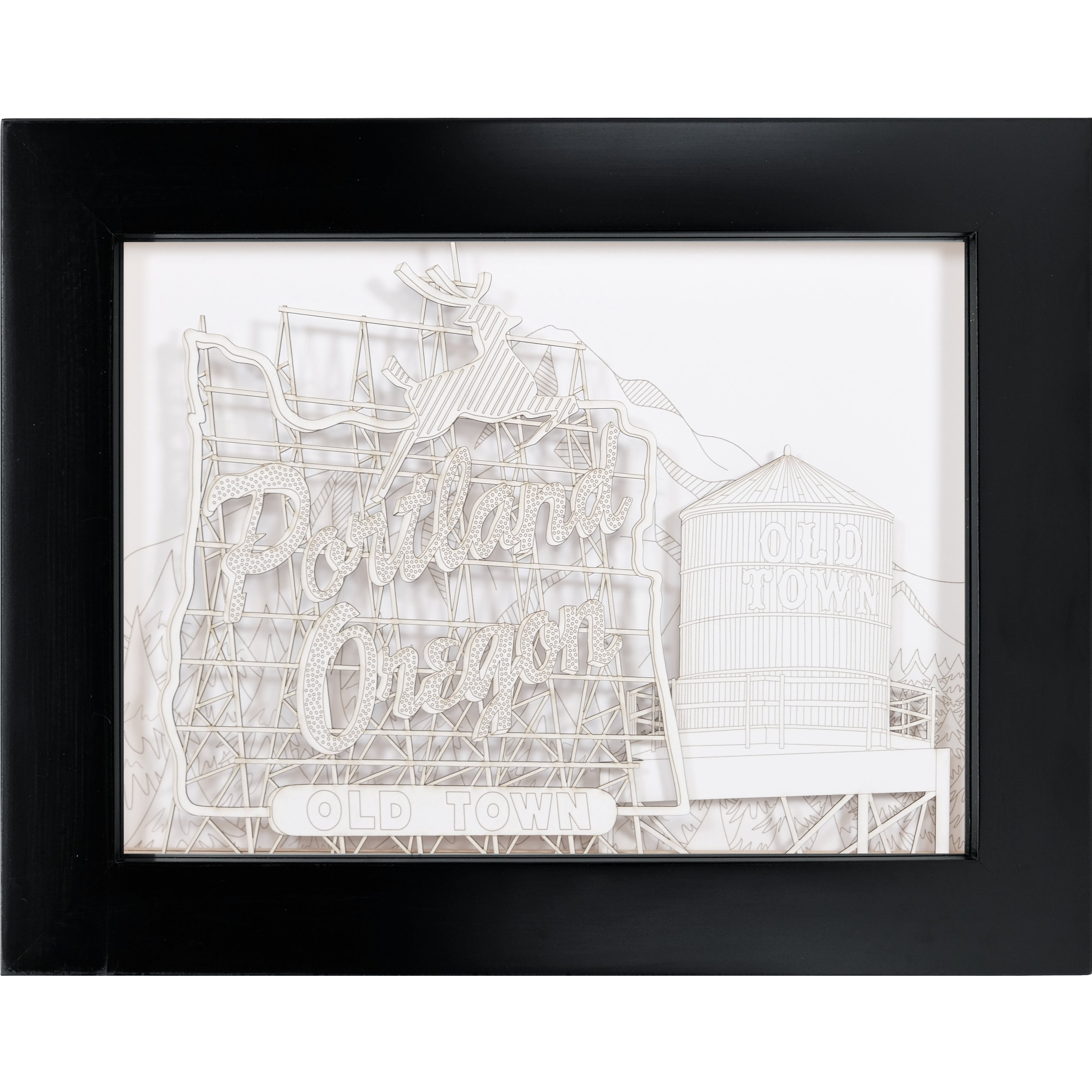 Stag Sign Landscape Set