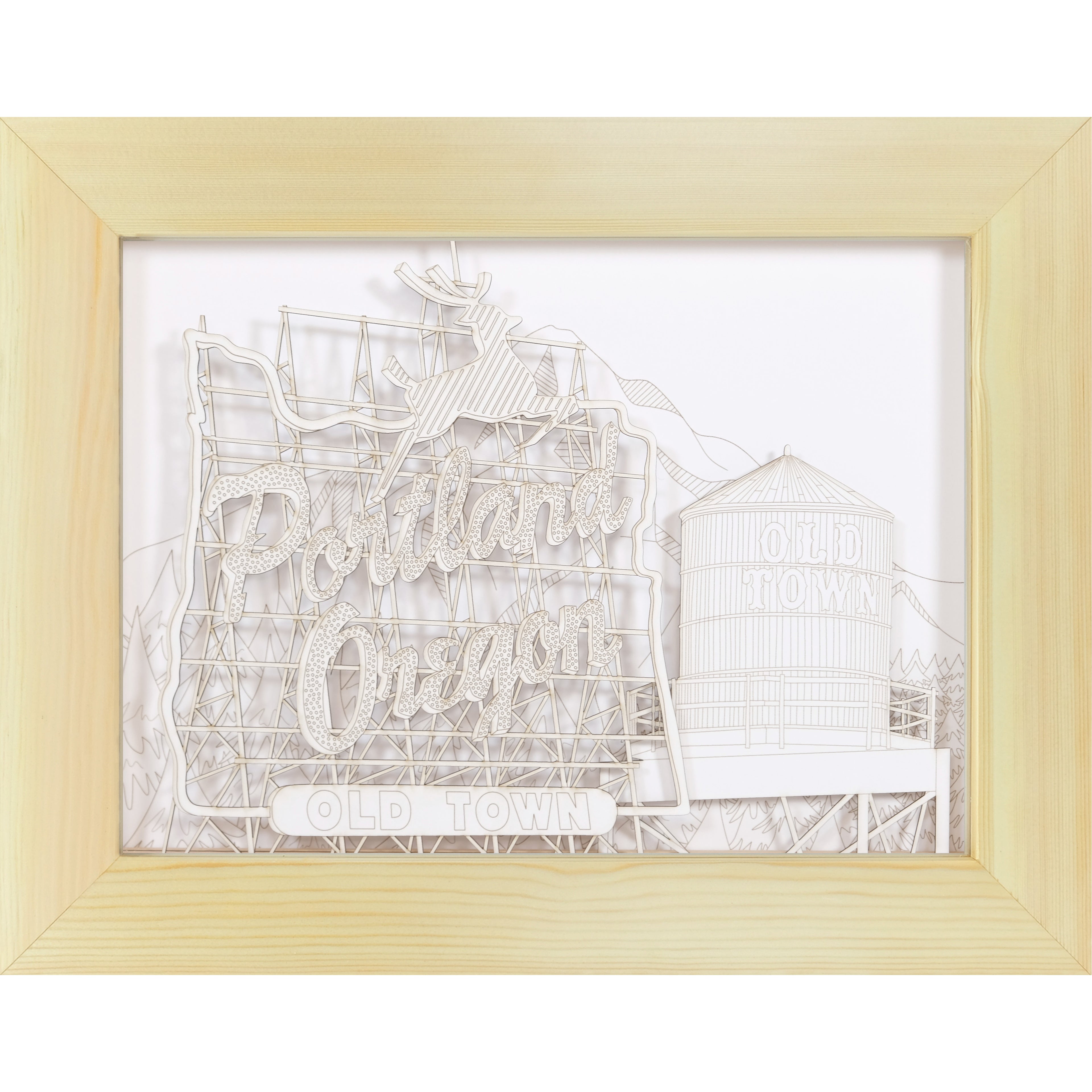 Stag Sign Landscape Set